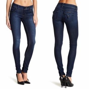 Hudson | Dark Wash Collin Flap Skinny Jeans, size 26